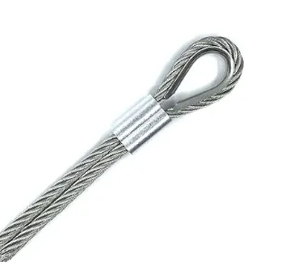 12PCS M10 Stainless Steel Thumble untuk Pull-Line Fitting dan 3/8 Inci Diameter Wire Rope 2