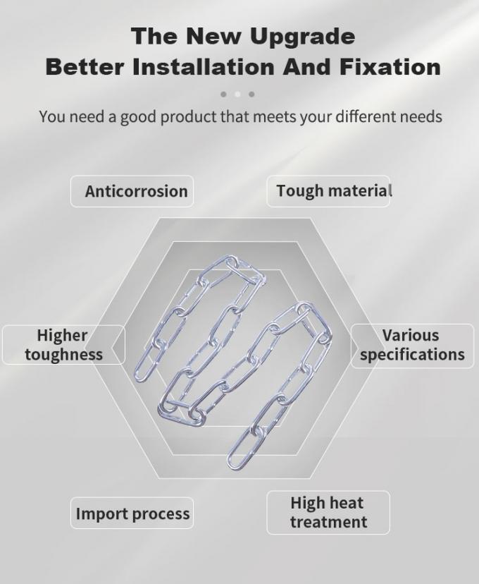 7mm Hot-penjualan Equipment Olahraga Rantai Besi Galvanis Rantai 2