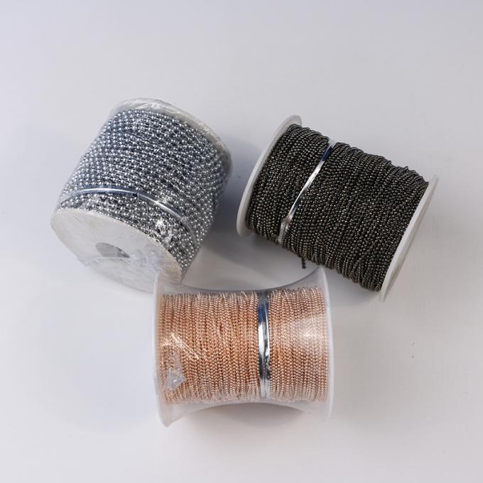 Komponen Roller Shade Grosir Rantai Manik Logam Rantai Bola Tira Gorden 4.5*6mm untuk Gorden 5