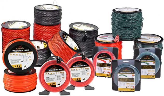 Label Kustomisasi Pemangkas Tali Nilon Persegi 0.080" Weed Wacker Eater 6