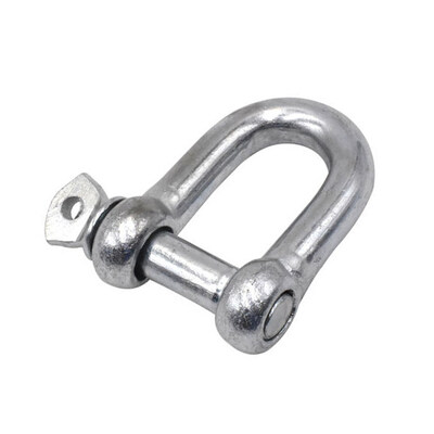 Harga yang bagus Tipe Eropa stainless steel 304/316 Screw Pin D Shackle untuk aplikasi tugas berat on line