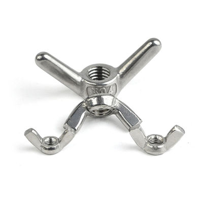 Harga yang bagus Kacang Sayap Bekisting Standar DIN Lapis Seng SS304 SS316 Stainless Steel on line