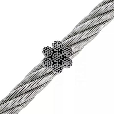 Harga yang bagus 8*19S FC Galvanized Steel Wire Cable untuk efisiensi tali baja karbon on line