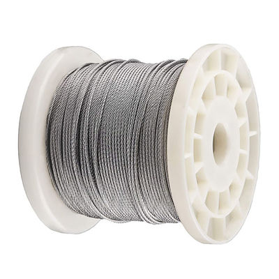 Harga yang bagus Kabel Baja Pesawat Galvanis 7x7 Diameter 1.6mm Tali Kawat untuk Derek Industri Saja on line