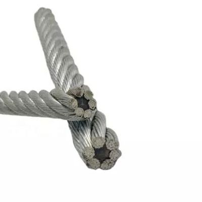 Harga yang bagus Galvanized Finish 8*19s High Carbon Sisal Core Steel Wire Rope untuk desain lift on line