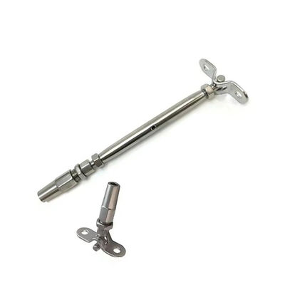 Harga yang bagus Terminal Swageless Baja Tahan Karat Kelas Industri Jaw-Jaw Turnbuckle dengan Badan Tertutup on line