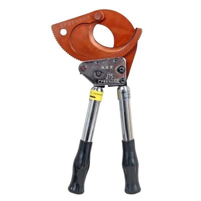 Harga yang bagus Pemotong Kabel Aluminium Ratchet 75mm dengan Dukungan Kustom dan Permukaan Rahang Tidak Dinilai on line