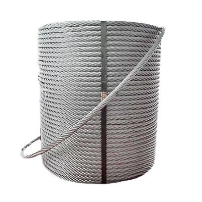 Harga yang bagus Kabel Baja Galvanis FC 4x19 yang Dipoles 4mm 6mm untuk Aplikasi Konstruksi on line