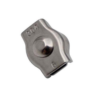 Harga yang bagus Klip Pengikat Tali Kawat Simplex SS304 dalam Warna Perak untuk Perangkat Keras Rigging on line