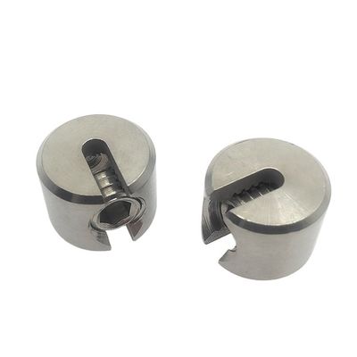 Harga yang bagus Klem Kabel Kawat Pivot Tunggal Kecil dalam Baja Tahan Karat 316 yang Dipoles untuk Rigging Tali 3mm on line