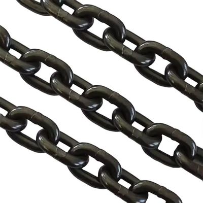 Harga yang bagus Rantai Pengikat G80 Hitam dengan Kait Pengangkat Grab Parts Sling Rantai Pengikat 20Mn2 on line