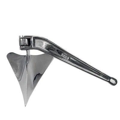 Harga yang bagus Jangkar Perahu Gaya Bajak Perak untuk Perangkat Keras Laut Bahan Stainless Steel 316 on line