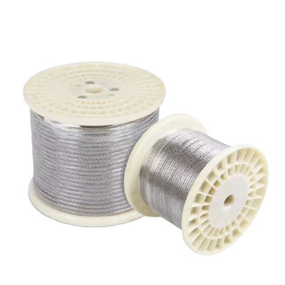 Harga yang bagus Tali kawat angkat tahan lama AISI304 1X19 6mm untuk layanan lentur dalam operasi pertambangan on line