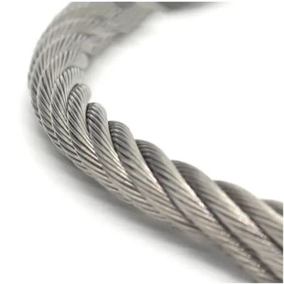 Harga yang bagus Galvanized Swaged Wire Rope 6*26 IWRC Double Pressed Rope untuk Power Transmission on line