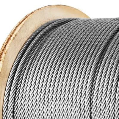 Harga yang bagus 7x19 316 3mm Blue Strand Marine Fishing Stainless Steel Wire Rope for Hanging Lamp Made on line