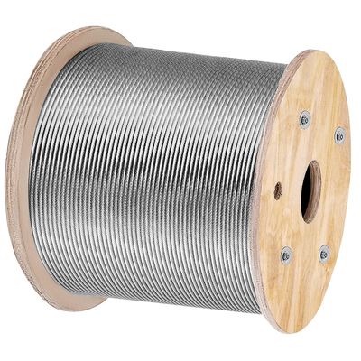 Harga yang bagus Pagar Kabel Lentur 500 Kaki Kawat Baja Tahan Karat 1/8 inci on line