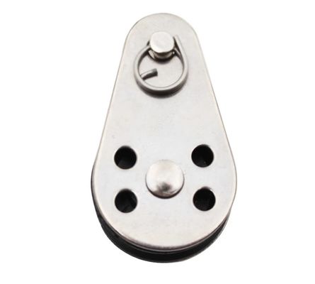 Harga yang bagus Aksesoris Rigging Marinir Baja tahan karat 316 Blok Pulley Sailing untuk Industri Berat on line