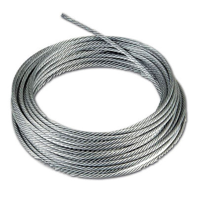 Harga yang bagus 6x26 iwrc/6*26 Tali Kawat Baja Galvanis yang Dipadatkan dan Ditekan 1'' 7/8 '' untuk Grade Baja on line