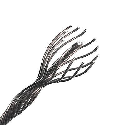 Harga yang bagus 6X15 7FC High Tensile Fiber Core Galvanized Wire Rope untuk Bundling Cold Heading Steel on line