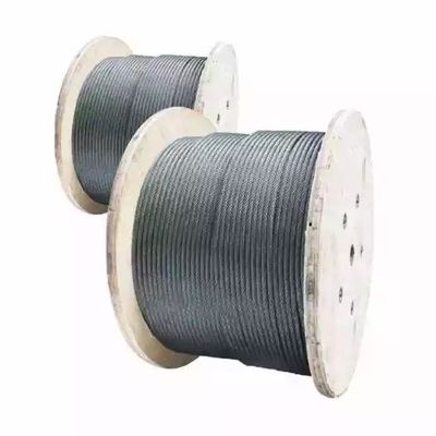 Harga yang bagus AiSi Standard Lubricant Grease 6*19W Iwr/6X19W Iwrc 14mm Steel Wire Rope untuk Lampu Gantung on line