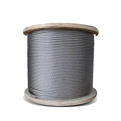 Harga yang bagus Steel Grade AISI 316 304 7x7 7x19 Stainless Steel Wire Rope for Balustrade Installation on line