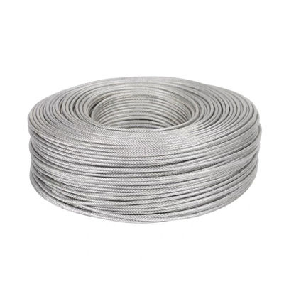 Harga yang bagus Layanan Pemrosesan Lainnya 6X19W FC 6X19W IWRC Tali Kawat Baja Tahan Karat untuk Derek Batubara on line