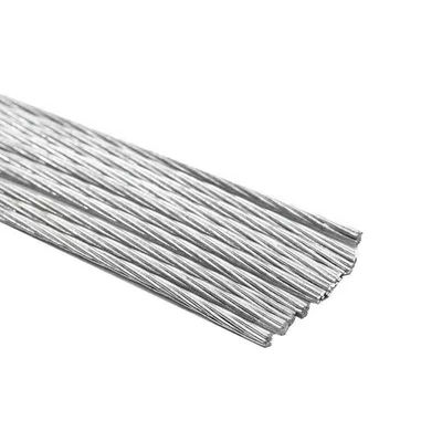 Harga yang bagus Kabel Baja Tahan Karat 1 6 12 18 Tanpa Lapisan 6x37 FC 6x37 IWRC untuk Rel Kabel on line