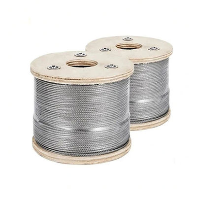 Harga yang bagus Tali Kawat Baja Galvanis Grade Stainless Steel 6X36 untuk Derek Penambat dan Jangkar on line