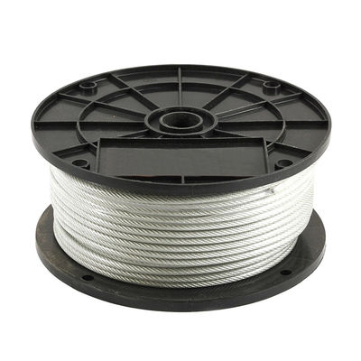 Harga yang bagus 6.5mm 6X19s FC Ungalvanized Elevator Steel Kabel Wire Rope 1770 1960 MPa untuk lift on line