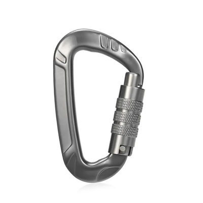 Harga yang bagus 12KN Aluminum Camping Carabiner Snap Hook for Climbing OEM Accepted on line