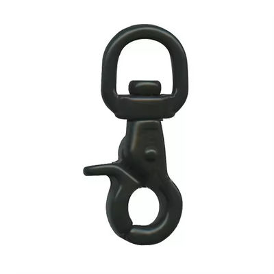 Harga yang bagus Spring Snap Hook Matt Black Custom Key Ring Trigger Hooks Wholesale on line