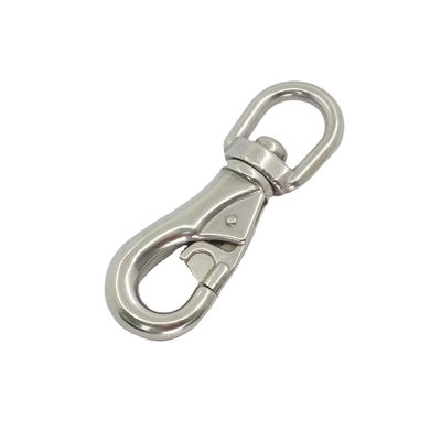 Harga yang bagus Stainless Steel Bull Eye Swivel Single Snap Hook Marine Grade on line