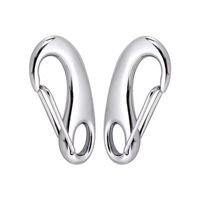 Harga yang bagus 316 Stainless Steel Egg Shaped Spring Snap Hook Clip for Camping on line