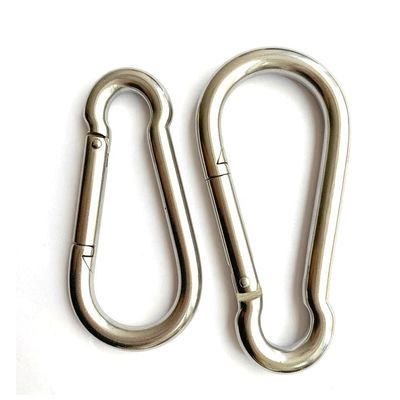 Harga yang bagus Teknologi Perawatan Elektrolitik Kait Jepret Pegas Carabiner Baja Tahan Karat DIN5299C on line