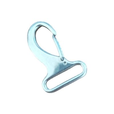 Harga yang bagus Kait Pengikat Lampiran Baja Tahan Karat dengan Kait Sabuk Berbentuk Telur Perak 32mm on line