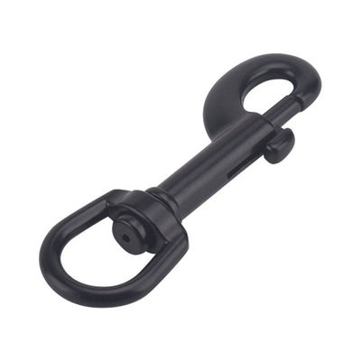 Harga yang bagus Penerimaan OEM Finishing Hitam Kait Carabiner Logam Berputar Langsung untuk Pembelian on line