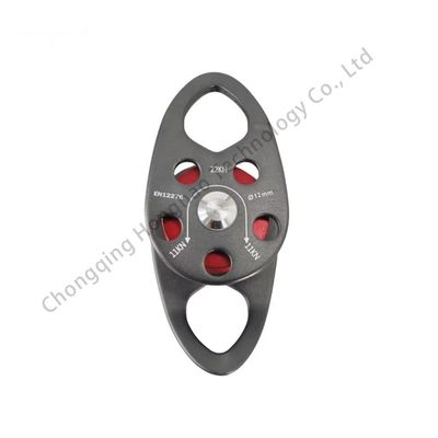 Harga yang bagus Katrol Panjat Finishing Galvanis 28kN Pelat Samping Kecil Tetap Paduan Aluminium Kekuatan Tinggi on line