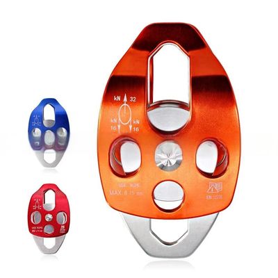 Harga yang bagus Galvanized 7075 Aluminum Portable Pulley System for High Altitude Transport and Climbing on line