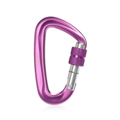 Harga yang bagus Keamanan kecil Snap Hook Clip Aluminium Alloy Keychain Locking Carabiner untuk OEM persetujuan on line