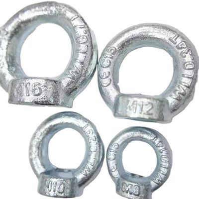 Harga yang bagus Mur baut mata baja karbon galvanis DIN 582 untuk pengencang cincin pengangkat jangkar tugas berat on line