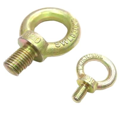 Harga yang bagus Baja Galvanis M20 Zinc Plated Drop Forged Eye Screw Lifting Ring JIS1168 Bolt Mata on line
