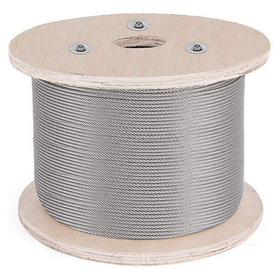 Harga yang bagus Kabel Inox AISI316 AISI304 Tali Kawat Baja Tahan Karat dengan Layanan Pemrosesan Lainnya 7x7 Tali Kabel Baja on line