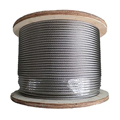 Harga yang bagus Kawat Seling Baja 15mm 8x26 Putaran Kiri Ordinary Lay 2160N/mm2 Galvanis Terkompaksi S min.196 2 kN untuk Pengangkatan Toleransi Lainnya on line