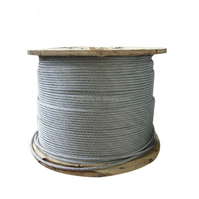 Harga yang bagus 9x19S 16mm Umum Tali Lift Diameter 8-22mm Non-Alloy 1570MPa/1770MPa Galvanized Steel Wire Tali untuk lift on line