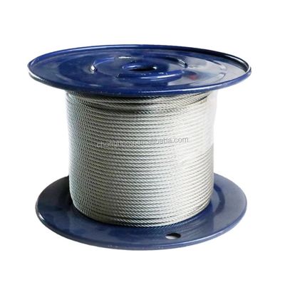 Harga yang bagus Tali Kawat Baja Galvanis 8mm untuk Pengangkatan Lift 6x19 FC Tali Baja Tali Non-Paduan Layanan Pemrosesan Lainnya 8mm on line
