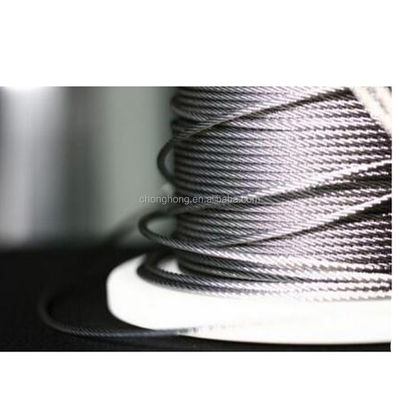 Harga yang bagus 8mm 6X24 7FC T/S 1570Mpa Preformed Steel Steel Wire Rope untuk Pengolahan Air dan Air Limbah 1000mtrs di Plywood Reel on line