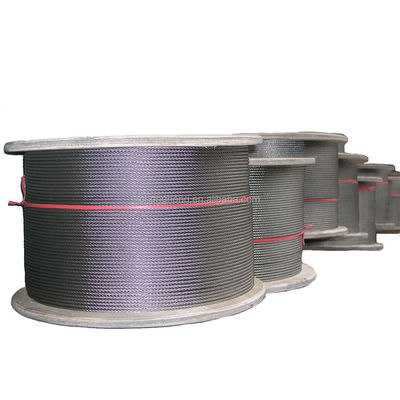 Harga yang bagus 6x19 IWRC Cerah Steel Wire Rope Polished dan tahan korosi untuk kinerja tahan lama on line