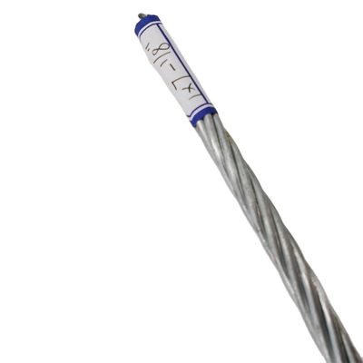 Harga yang bagus Kawat Penahan Standar ASTM A 475 1x19/1x7 Galvanis Baja 1/8
