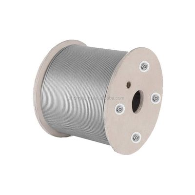 Harga yang bagus Tali Kawat Baja Tahan Karat Non-Paduan 6mm AISI304/316 Galvanis Celup Panas 6x19 pp Per Meter untuk Kebutuhan Anda on line
