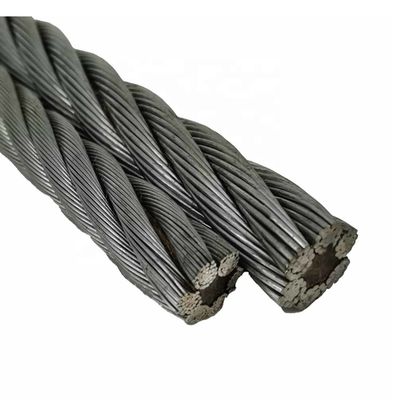 Harga yang bagus Kabel Kawat Baja 6X19 FC Tali Terpilin untuk Persyaratan Pemrosesan Pembengkokan on line